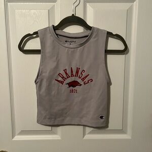 Champion Gray Arkansas Tank Top